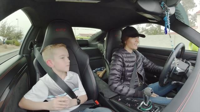 PICKING UP A 9 YEAR OLD FROM SCHOOL IN A PORSCHE GT3 *SHOCKED REACTION* смотреть онлайн