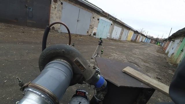 Турбо реактивный двигатель На дровах!