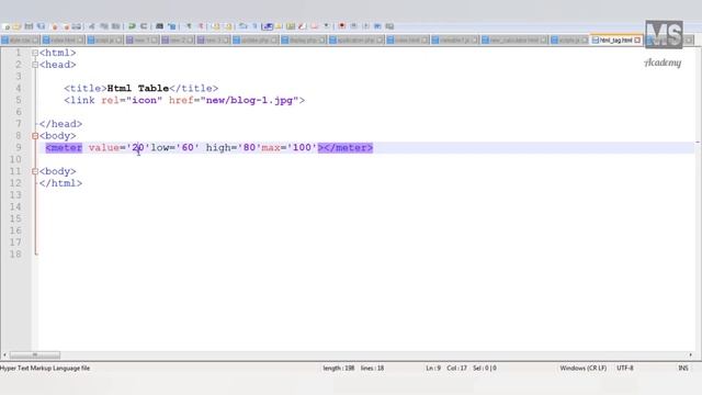 meter | meter tag in html | meter tag tool | html tutorial for beginners смотреть онлайн