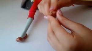 Как сделать обувь для кукол из полимерной глины???