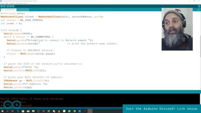 MKR 1010 to Processing over WiFi Arduino LiveCast S03E05. смотреть онлайн