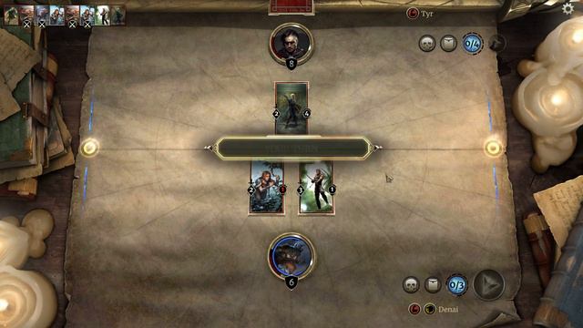 Первый бой и повышение уровня в The Elder Scrolls Legends ЗБТ смотреть онлайн