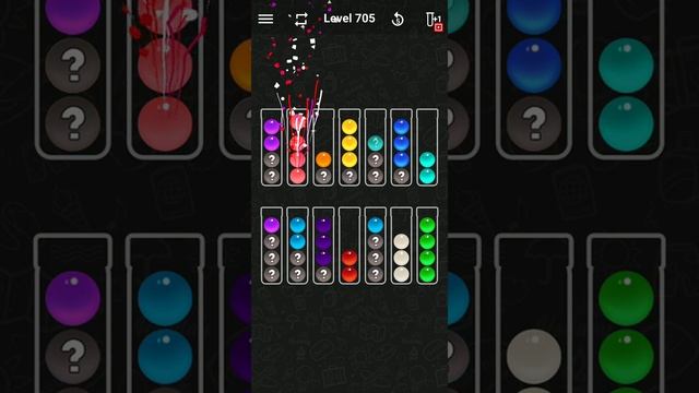 Ball Sort Color Water Puzzle Solution Level 705 смотреть онлайн