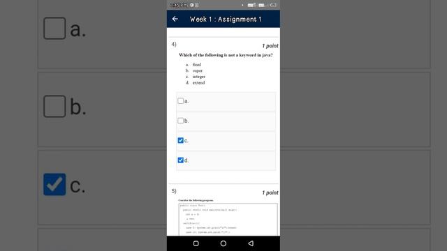 Nptel Programming In Java assignment week 1 answers | Programming in java assignment week 1 answer смотреть онлайн