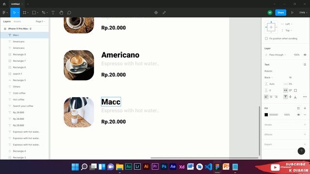 TUTORIAL DESAIN FIGMA | DESAIN UI COFFEE SHOP смотреть онлайн