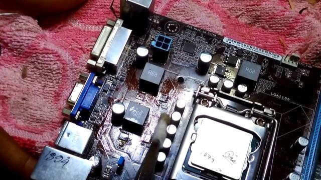 Asus H61M-K mtherboard no display step by step process to repair смотреть онлайн