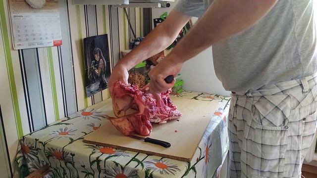 Как разделать свинную голову смотреть онлайн