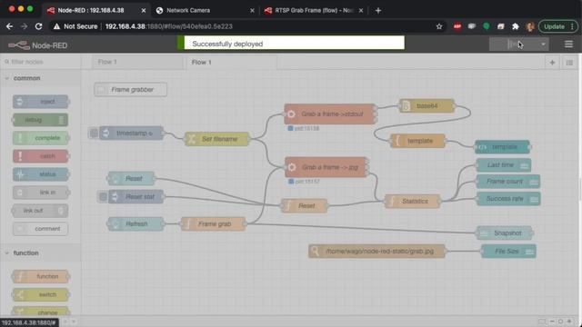 IP Camera RTSP & Node-RED Tutorial смотреть онлайн