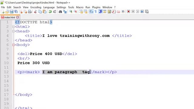 Web Design for Beginners [PART-07] : Delete,Mark,Superscript,Subscript...etc html tags смотреть онлайн
