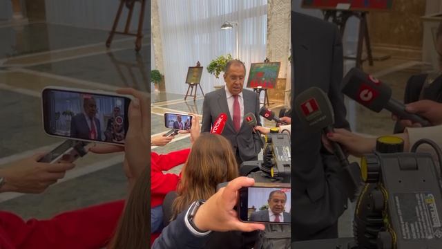 Сергей Лавров, интервью по ситуации в мире.