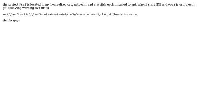 Ubuntu: Glassfish warning when i try to open an existing Java Project (2 Solutions!!) смотреть онлайн