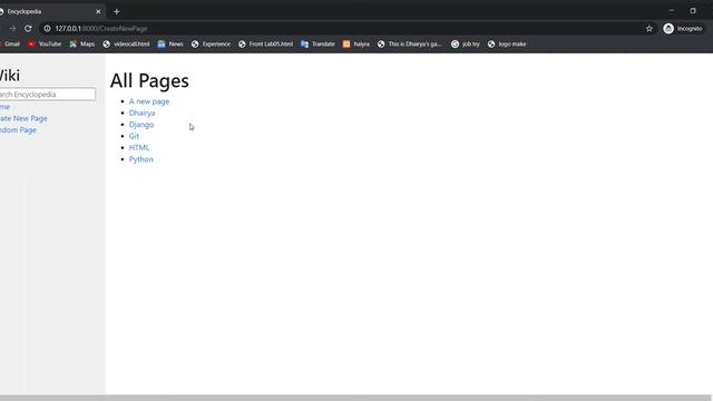 Harvard CS50 Web Programming with Python and JavaScript Project 1 смотреть онлайн