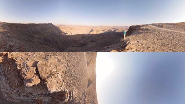 360 VR Video of Fish River Canyon , Nomad Africa Adventure Tours - Namibia смотреть онлайн