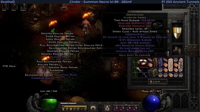 My first High Rune drops in Ancient Tunnels!! - 200 AT Runs - Diablo 2 Resurrected смотреть онлайн