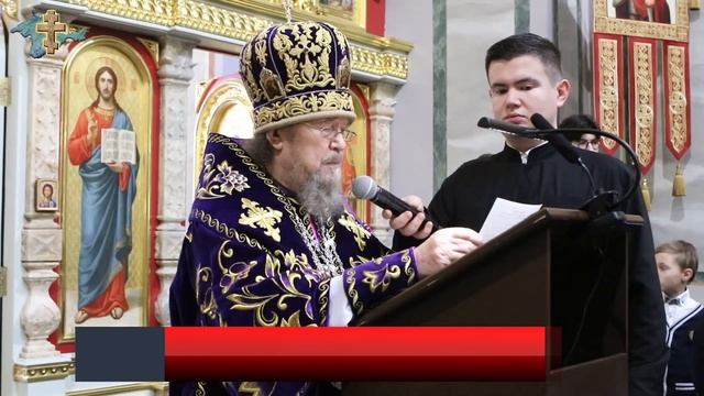 День небесного покровителя главы Крымской митрополии Владыки Лазаря – преподобного Лазаря Муромског смотреть онлайн