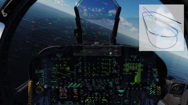 DCS World - F/A-18 - Case I Carrier Recovery Tutorial смотреть онлайн