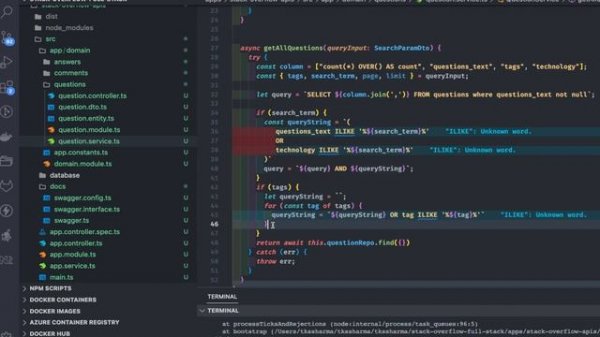 Stack Overflow Clone - building TypeORM Entities and APIs for Questions and Answer #nestjs [Day 02]