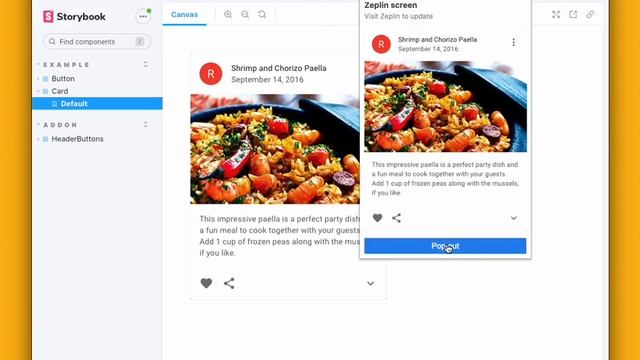 Zeplin Popout Tool in Chrome смотреть онлайн