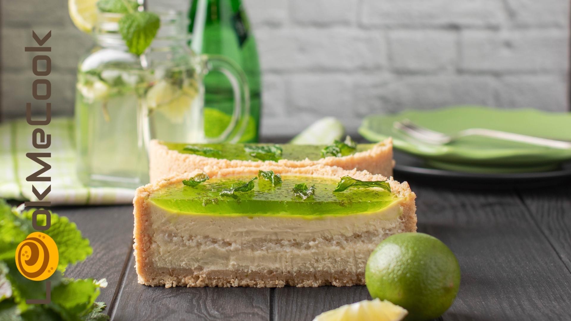 ЧИЗКЕЙК ЛАЙМ-КОКОС. Лаймовый гель. Рецепт кокосового дакуаза. Чизкейк без паровой бани. смотреть онлайн