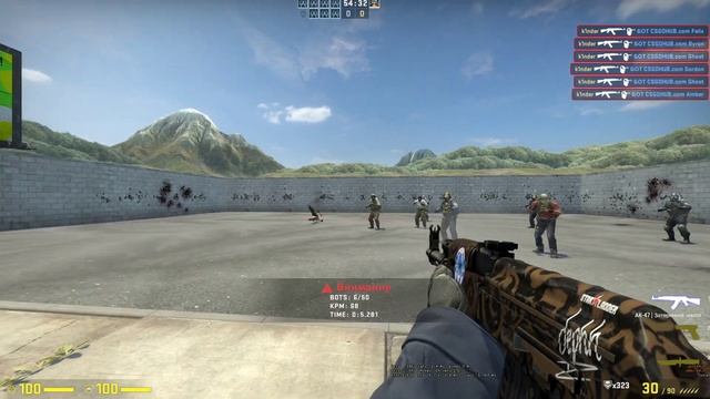 Тренировка стрельбы CS.GO. Стреляй как S1mple. смотреть онлайн
