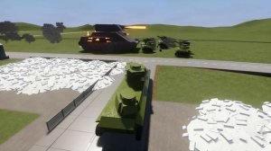 1 ДЕМОН ЛЕВИАФАН VS 100 КВ-6 В BRICK RIGS! ВЫЖИВАНИЕ ПРОТИВ ЛЕВИАФАНА В БРИК РИГС Мультики про танк