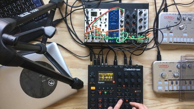 Digitakt & 48HP modular | #2 Crystal chord & groovy drumloop | Stay at Home and Twiddle the Knobs смотреть онлайн