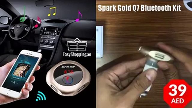Spark gold Q7 Bluetooth kit смотреть онлайн