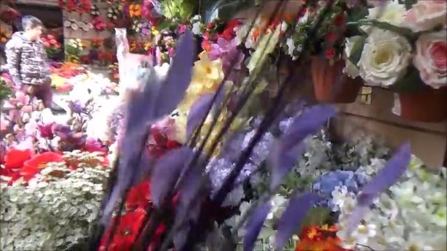 На Садовод за искусственными цветами.Меняю зимний букет на летний. Рыжий помощник. смотреть онлайн