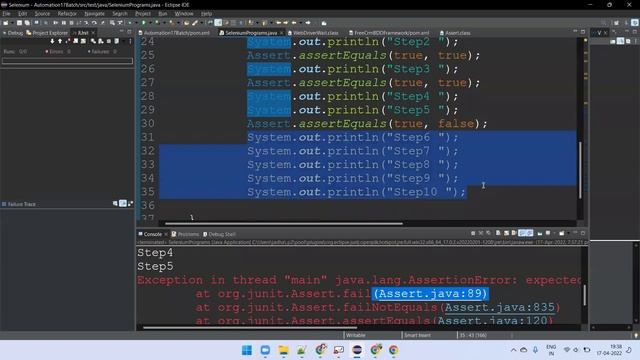 Day17 Assertions смотреть онлайн