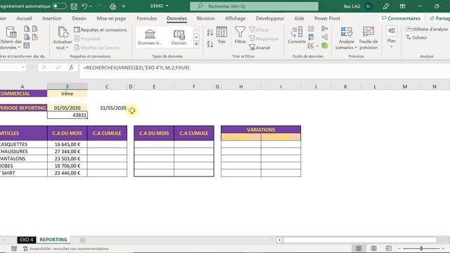 Reporting Excel contrôle de gestion niveau très avancé DSCG ET DEC смотреть онлайн