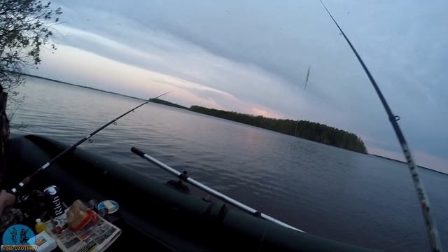 Рыбалка на карася ночью/Второй сезон на лодке Mishimo