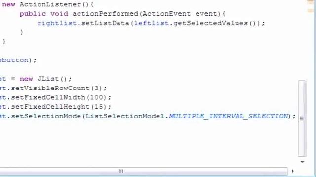 Java Programming Tutorial 73 Moving List Items Program смотреть онлайн