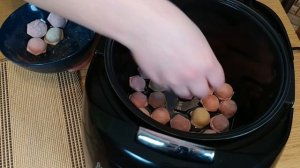 ЖАРИМ ПЕЛЬМЕНИ - вкусные жареные пельмени в мультиварке redmond, самый простой способ