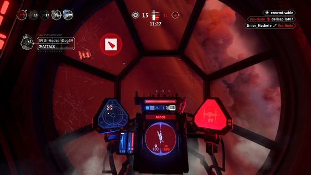 TIE Fighter destroys the Rebellion Alliance | Star Wars Squadrons смотреть онлайн