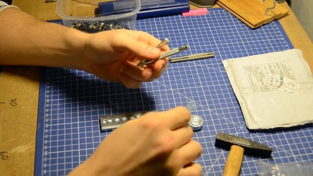 Обзор китайских инструментов для установки кнопок, люверсов, заклепок смотреть онлайн