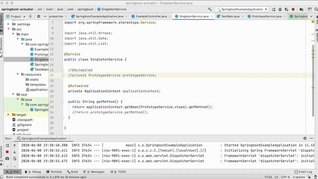 Spring | Injecting a Prototype bean in a Singleton Bean | Problem and Solution | Simple Programming смотреть онлайн