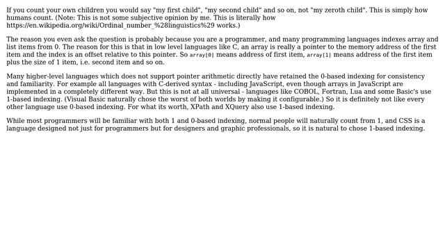 Software Engineering: Why does :nth-child() in CSS start from 1 instead of 0? (3 Solutions!!) смотреть онлайн