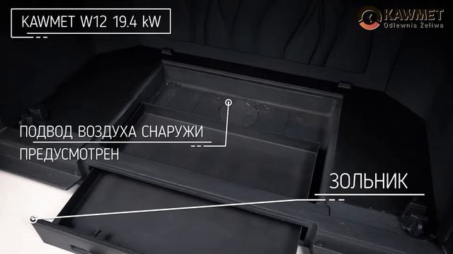 Каминная топка KAW MET W12 видеообзор смотреть онлайн