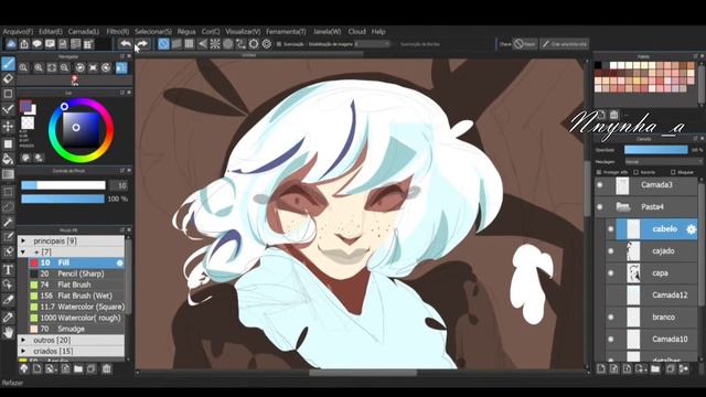 [Speedpaint] Cotton Cookie (Cookie Run ; Kingdom) | Medibang Paint смотреть онлайн