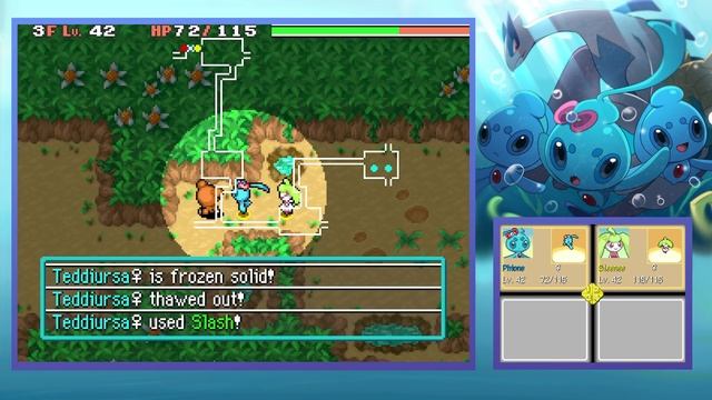 Pokemon Mystery Dungeon A Phiones Tale Rom Hack Part 1 A NEW GUARDIAN Gameplay Walkthrough смотреть онлайн