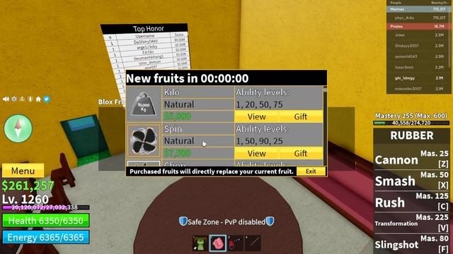 (CODES) ??Buying Random Devil Fruits In 1 Sea, 2 Sea, 3 Sea In Blox Fruits Update 17.3 | Roblox! смотреть онлайн
