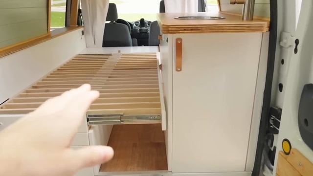 MAXED OUT MICRO CAMPER VAN | FULL TOUR! - 2012 Ford Transit Connect смотреть онлайн