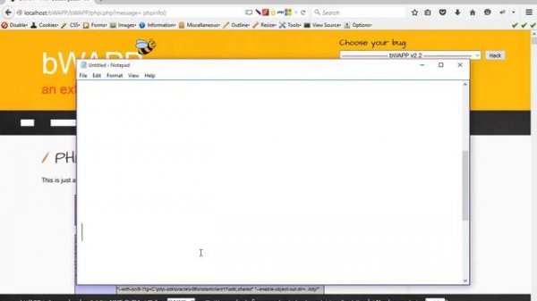 bWAPP PHP Code Injection