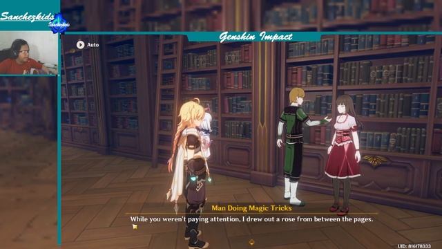 "Quiet, Please, This is a Library!"【Genshin Event Quest】Sanchezkids Gameplay смотреть онлайн