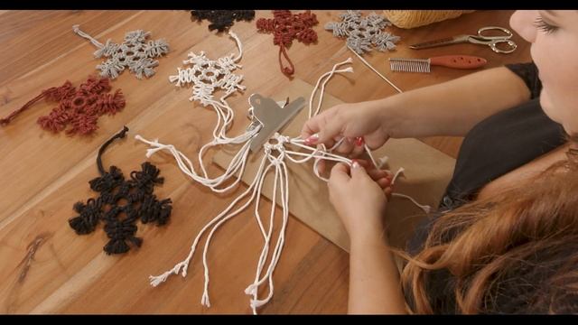 Macramé – Le flocon de neige perlé смотреть онлайн