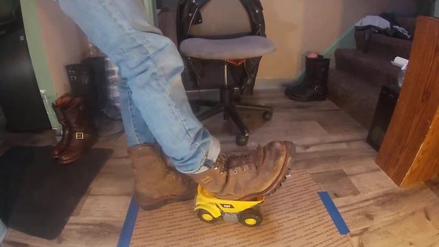 Chippewa Logger Boots STOMP Toy Dump Truck PART 1 of 2 смотреть онлайн
