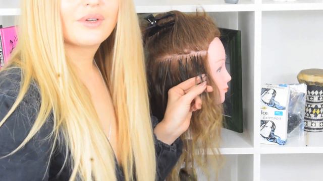 Наращивание волос капсулами. Холодное наращивание волос. Микрокапсулы. смотреть онлайн