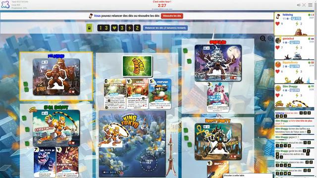 BOARD GAME ARENA ( King Of Tokyo) смотреть онлайн