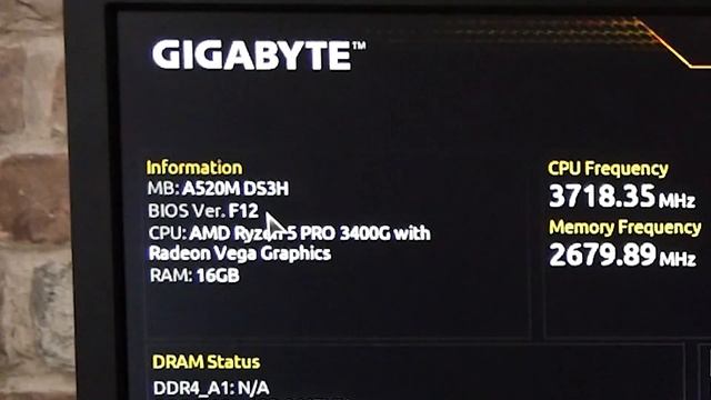 How To Flash The BIOS On Gigabyte A520M DS3H From Qflash Q-Flash Plus UEFI смотреть онлайн