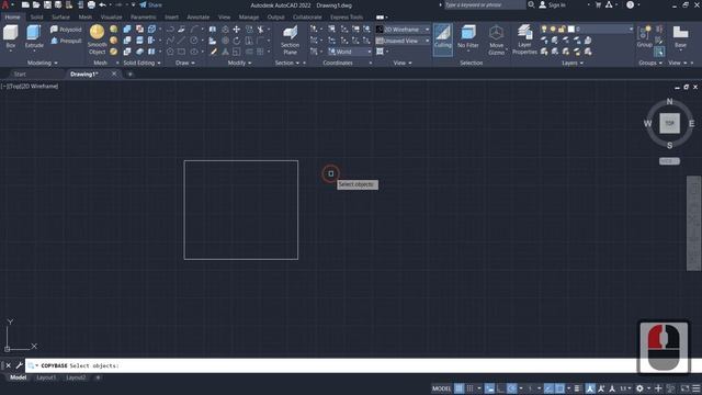 AutoCAD How To Copy Paste Specific Base Point Tutorial смотреть онлайн